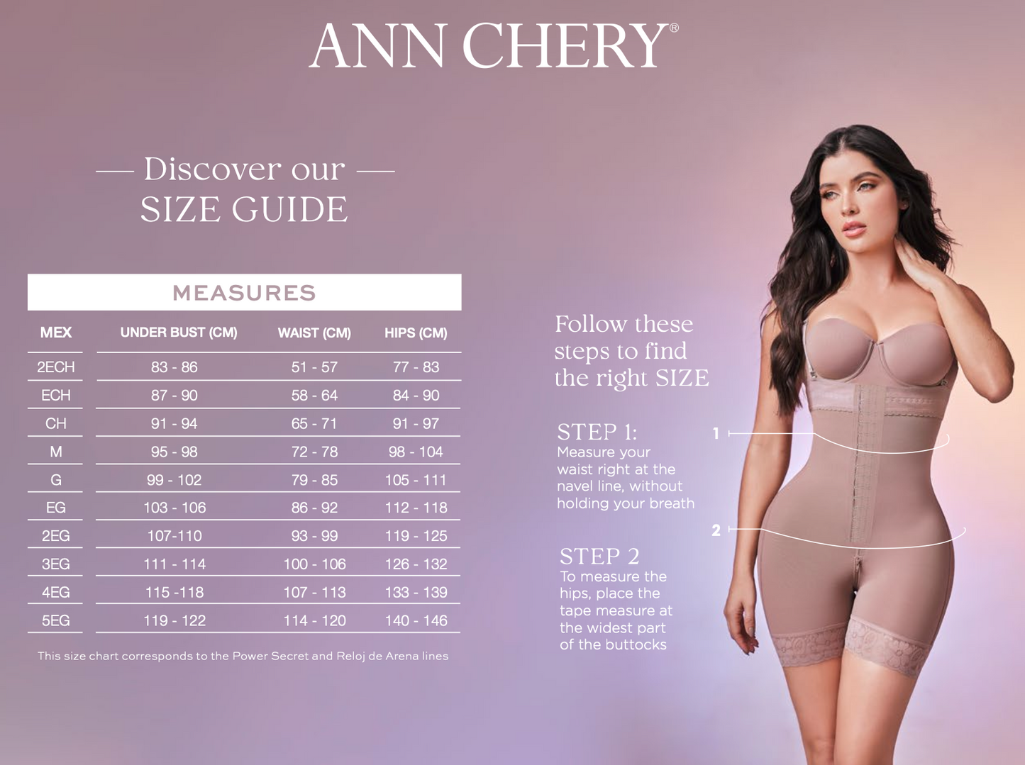 Ann Chery 1105 Discover the Power Secret Invisible Line High Waist Tummy Control Butt Lifter Short Pantys: