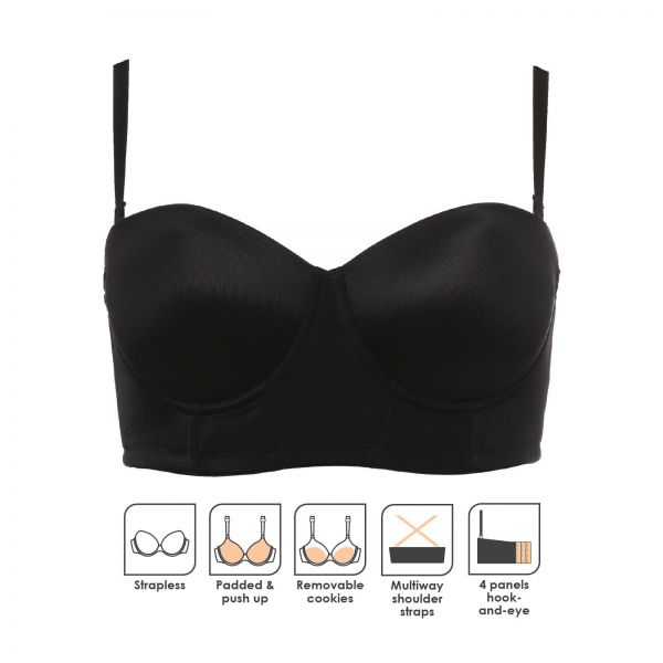 XIXILI OXB 1200 Seamless Cropped Bustier Bra