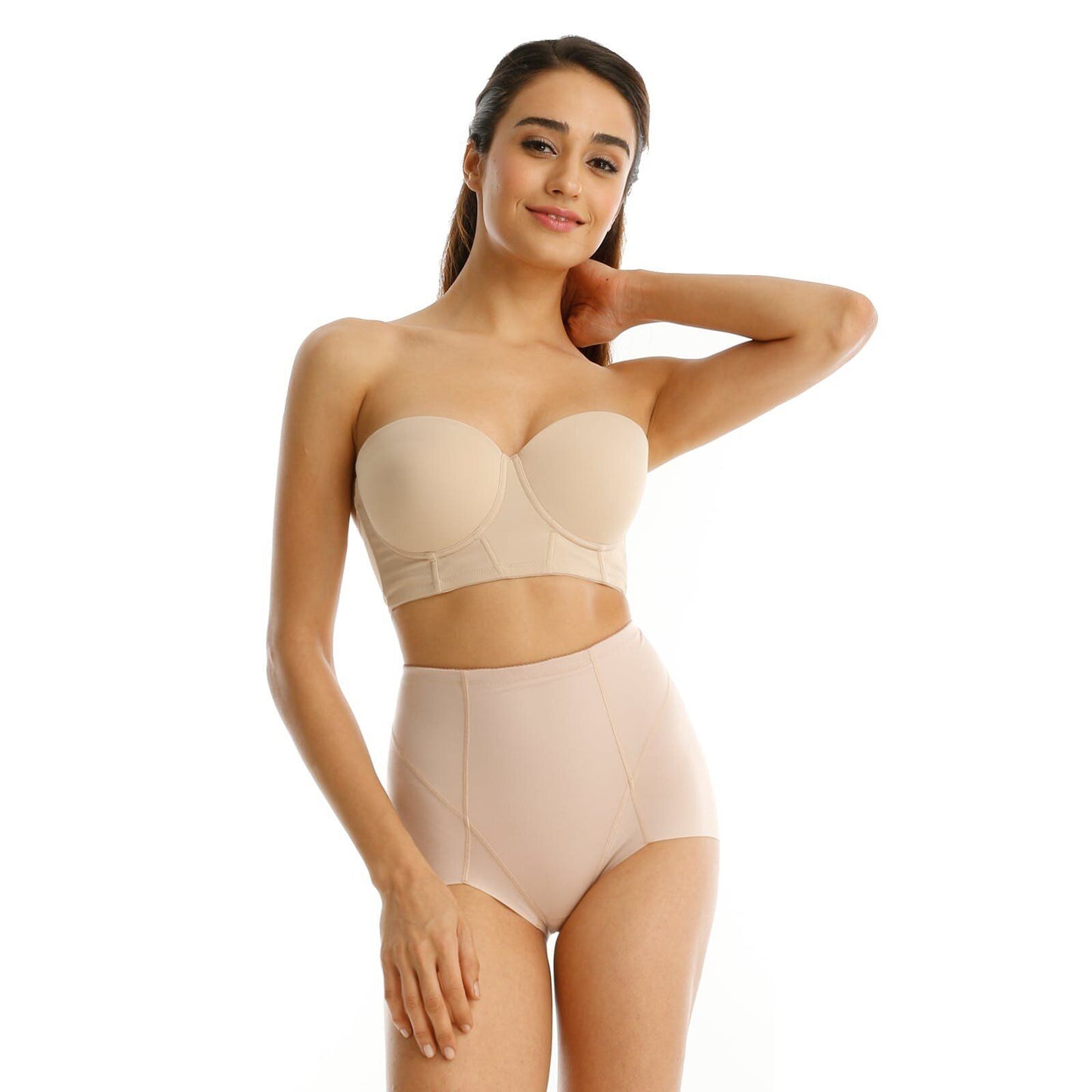 XIXILI OXB 1200 Seamless Cropped Bustier Bra